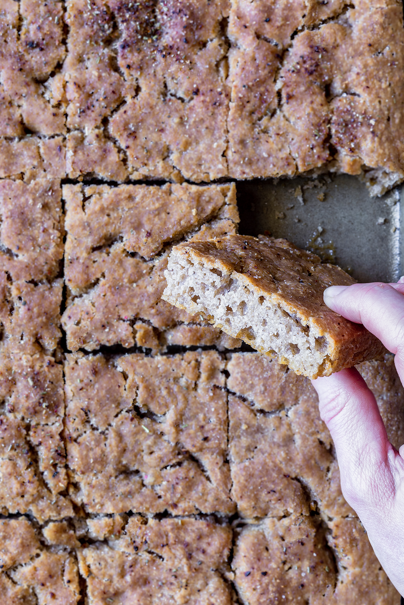 Focaccia di grani antichi